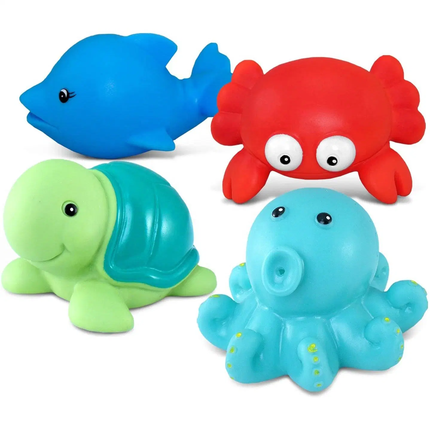 Child Rubber Bath CPC Toddler Baby Bathtub Squirter Shower Sea Animal Toy