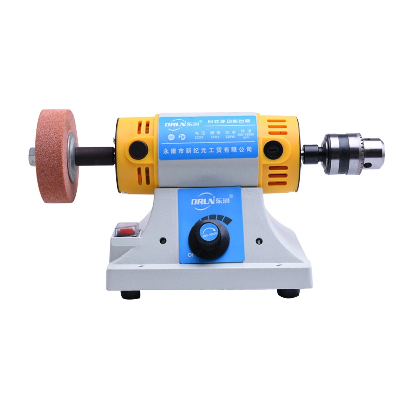 Stone Polishing Machine DIY Woodworking Jade Jewelry Dental Bench Lathe Machine Grinding Machine