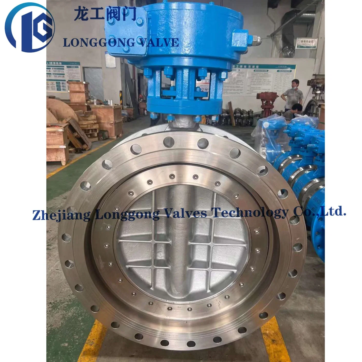 Pneumatic/Electric/Gear/Lever Operated Flange Wafer Type Cast Steel Stainless Steel Cast Iron Buttefly Valves EPDM Metal Seat Pn16 Class 150