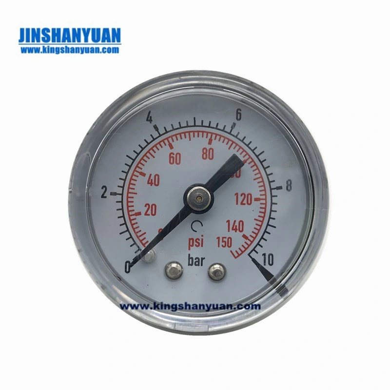 63mm Stainless Steel Back Connection Laser Welding Pressure Gauge for Oil and Gas