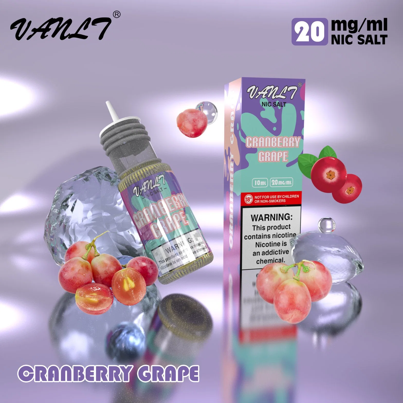 Canneberge raisin par Vanlt 10 ml/20 ml/30 ml E-liquide