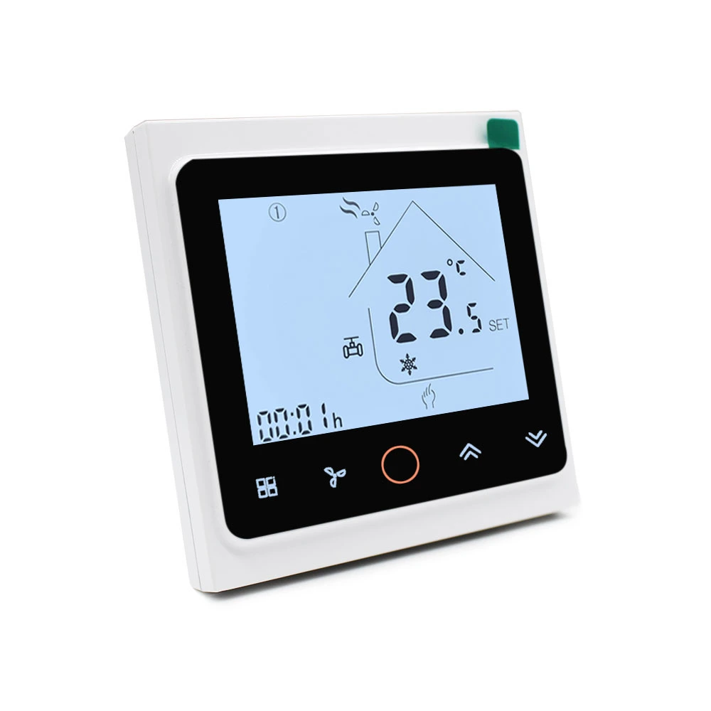 Thermostat de bobine de ventilateur intelligent HTW-FT03 écran LCD température de la salle Modbus Contrôleur