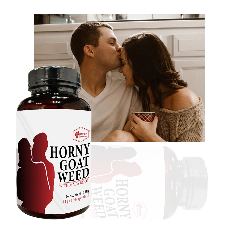 Maca orgánica cápsulas de 150 Horny Goat Weed es compatible con la salud reproductiva Energizer Natural