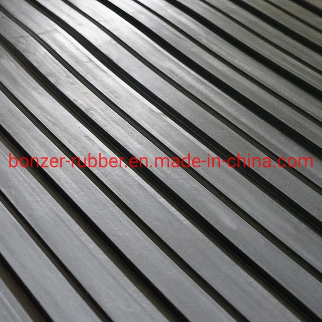 Non-Slip Wide/Broad Ribbed Rubber Matting Sheet