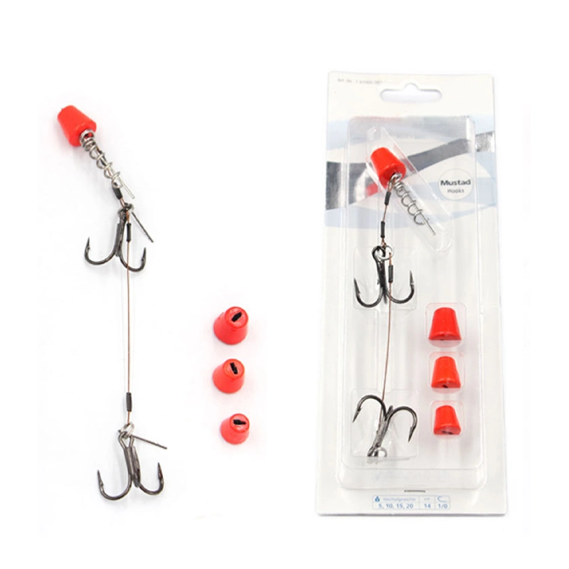 6cm/14cm 10g/15g Reed Lock Needle Fish Hook Fishing Set Wire Line Set with Elastic Sea Fishing