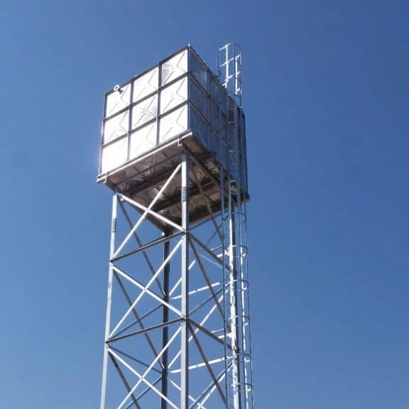 Tanque de agua galvanizado aislado caliente Vendedor HDG depósito de agua Sistema de bomba de tanque de tablero de los Sts