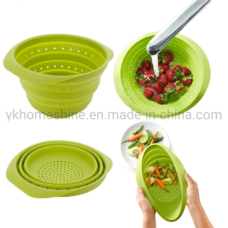 FDA LFGB Collapsible Silicone Camping Bowl