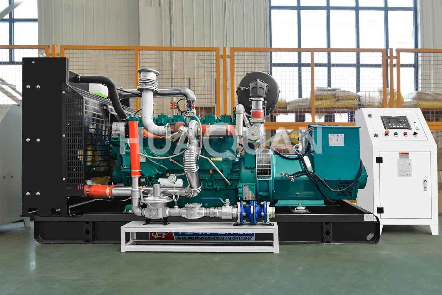 Open Frame Weichai Engine 200kw/250kVA CNG/LNG/Natural Gas Power Generator