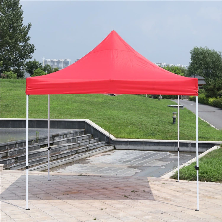 Cenador exterior Canopy tela de poliéster Pop up Marco de acero Para Publicidad Camping Tent Glamping Tent