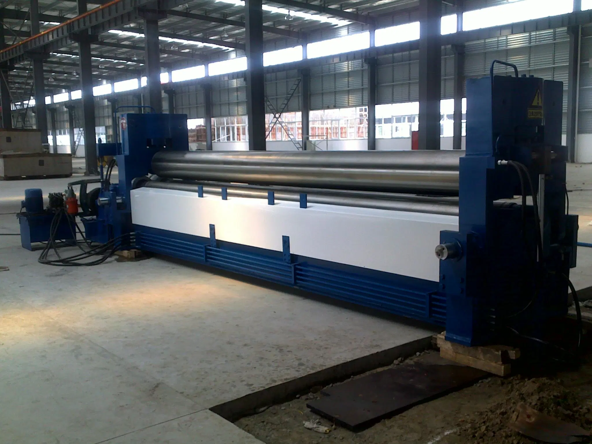 Pipe Roller Bending Machine Ss Plate Rolling Machine Industrial Sheet Metal Roller