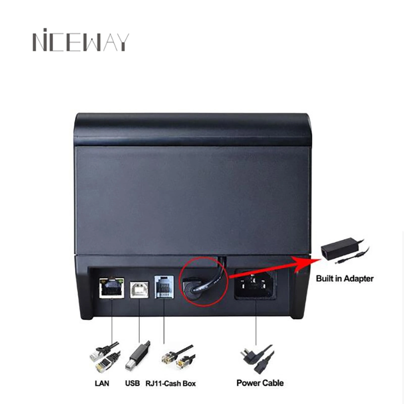 Factory Supply Wholesale/Supplier Price High Value 80mm Wall-Mounted POS Billing Ticket Printer