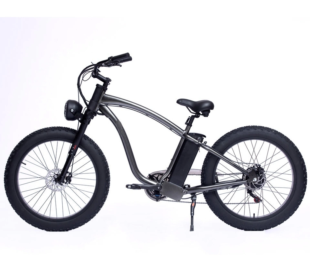 Drop Shipping UK Stock CE 65km de largo la resistencia del motor de 1000W de la ciudad de rápido E Bike 16ah 26pulgadas neumático de nieve Outdoor Bicicleta eléctrica