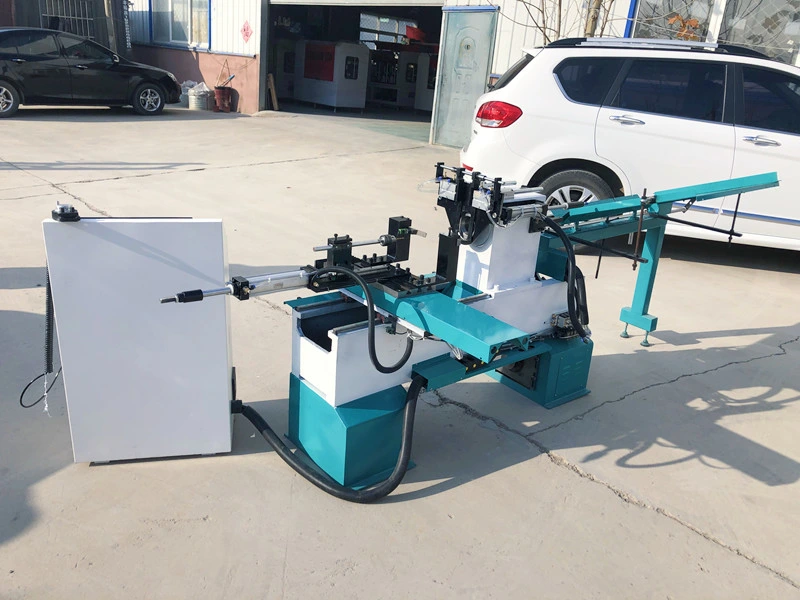 Auto Feeding Wood Lathe Machine CNC Wood Turning Milling Lathe for Curved Table and Chair Legs