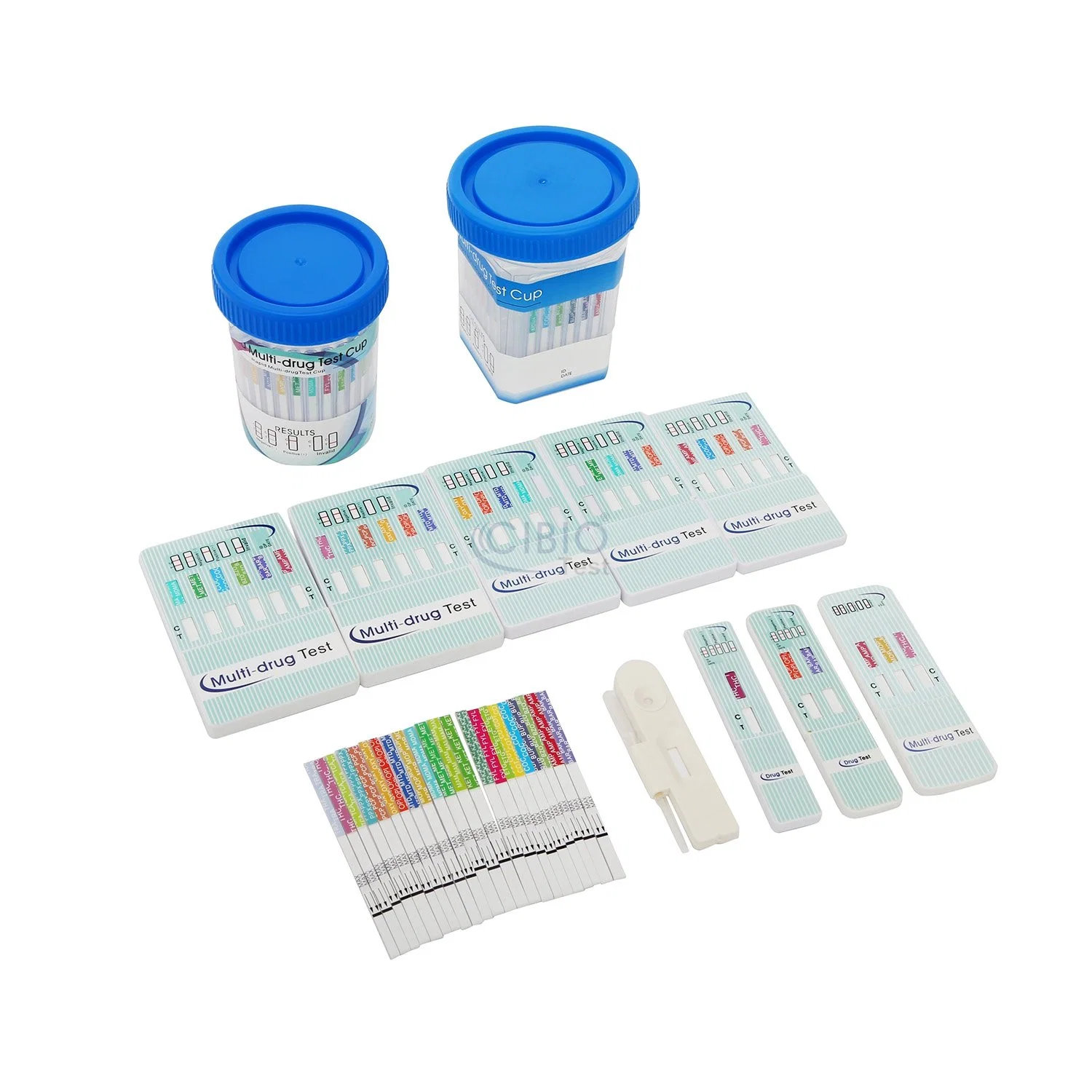 Pharmacy Use Urine Tests 5 in 1 Multi-Drug Test DIP Card Cannabis, Benzo, Cocaine, Ecstasy and Amphetamines