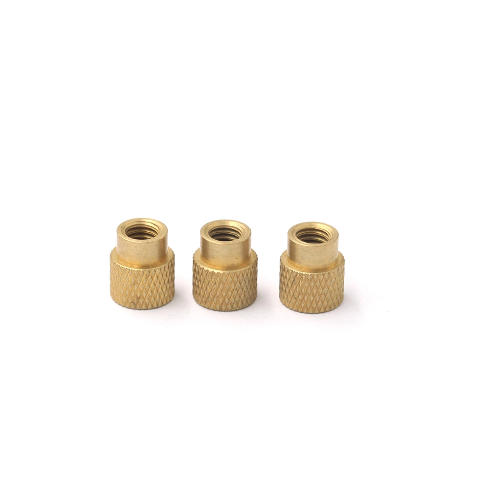 M5 Round Knurled Thumb Nut Brass Knurled Threaded Inserts Female Insert Locking Nut