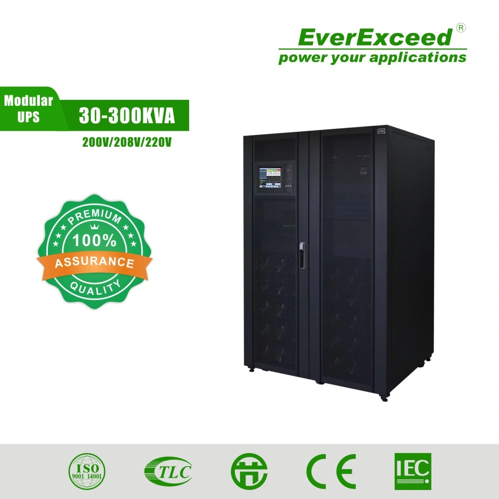 Everlتجاوز PDM Plus من الفئة المعيارية 200 كيلوفولت أمبير متوسطة الحجم / المنشآت الكبيرة إمداد UPS عبر الإنترنت