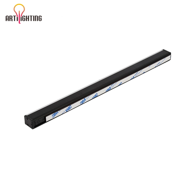 Pilha recarregável preto ou branco USB 30cm 2200mA novo design do sensor de movimentos Barra de iluminação LED de gabinete com luz de régua rígida