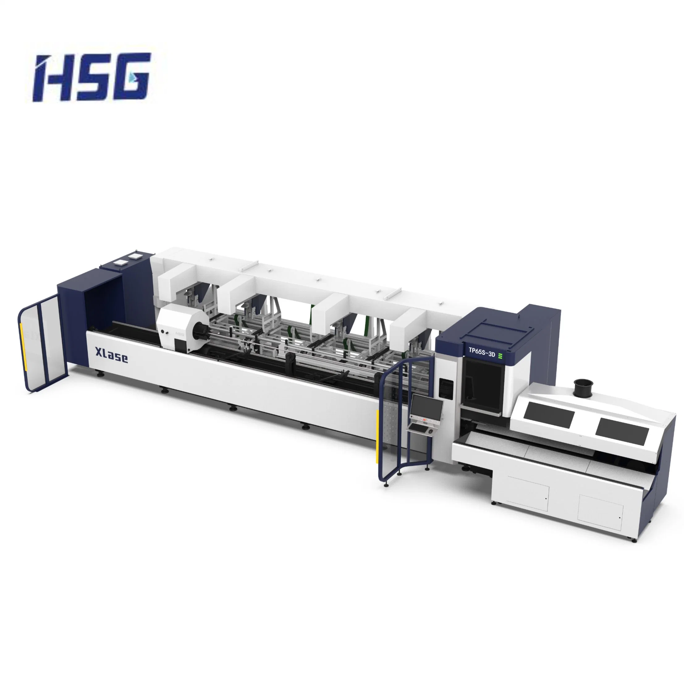 50/75/100 mm Square Pipe Fiber Laser Cutting Machine Stainless Steel Mild Steel Pipe