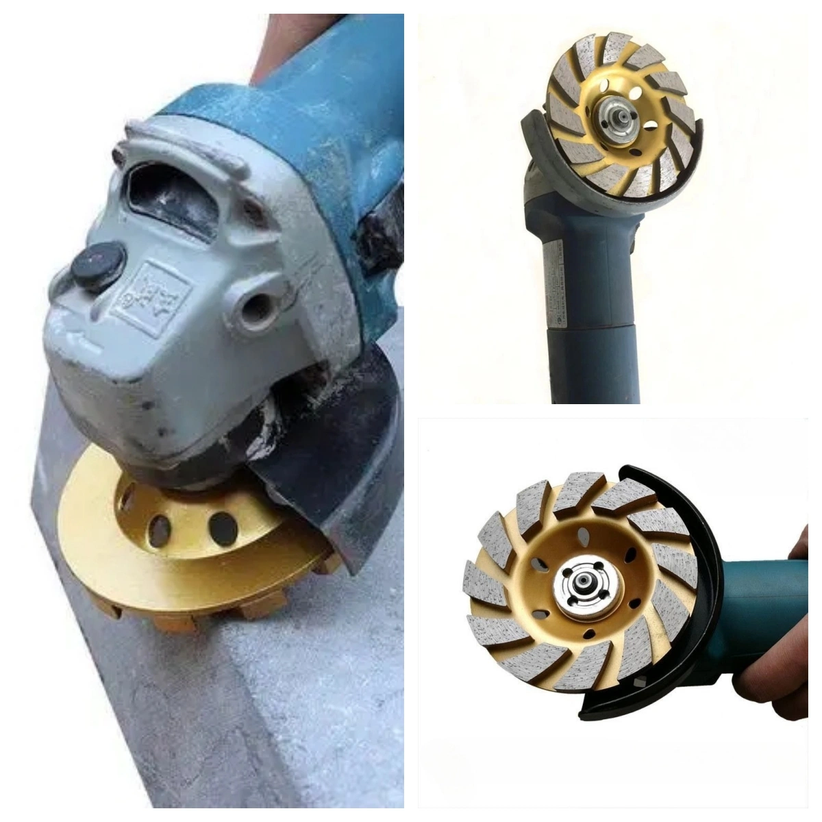 Banheira de venda de 5" 125 mm de alta eficiência tipo Turbo Diamond Copa Esmerilhamento abrasivo da roda de pedra, concreto, Granito