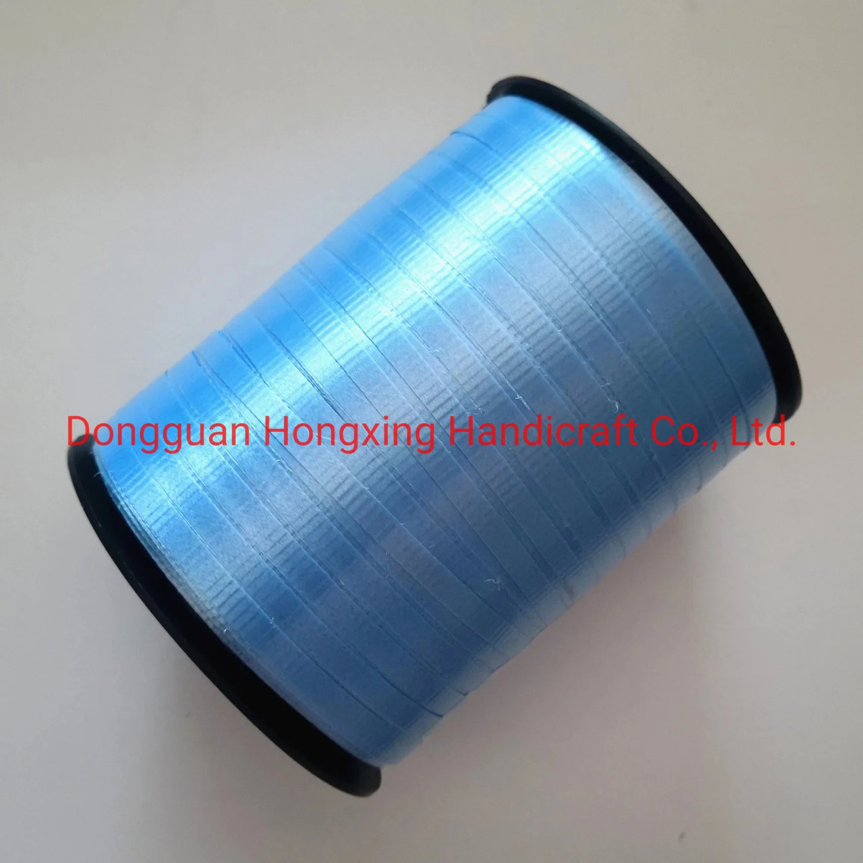 Manufacture 5mm*500y Plastic Solid Curling Ribbon in Roll, Plastic Balloon Ribbon