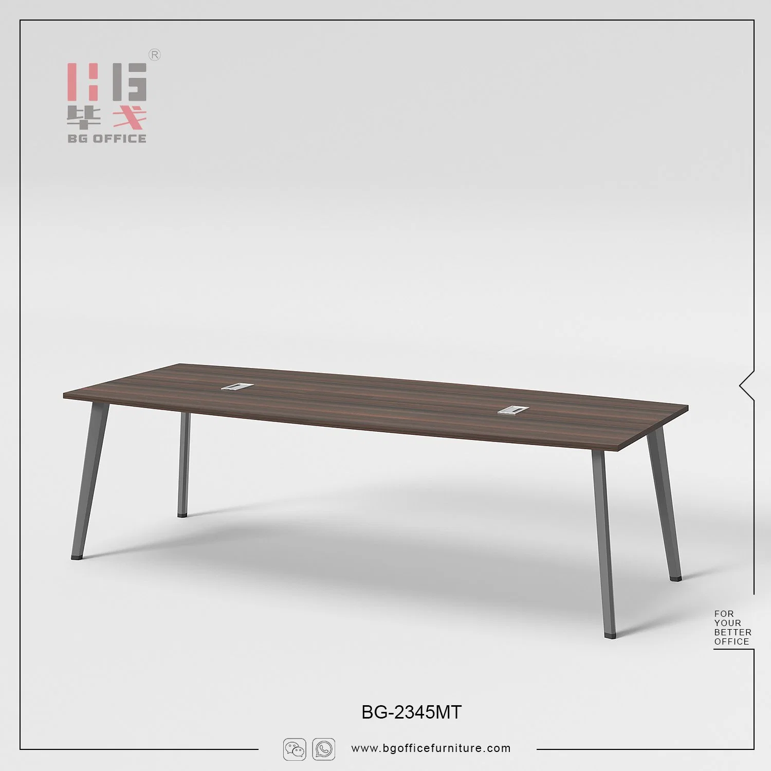 Оптовые переговоры длинные стальные ноги Meeting Table Custom сидения Conference Таблица