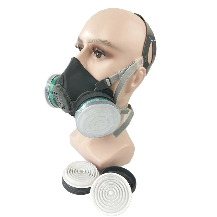 Premium Half Facepiece Reusable Respirator M60, Mold, Painting, Sanding, Chemicals, Gases, Dust, Medium Respirator