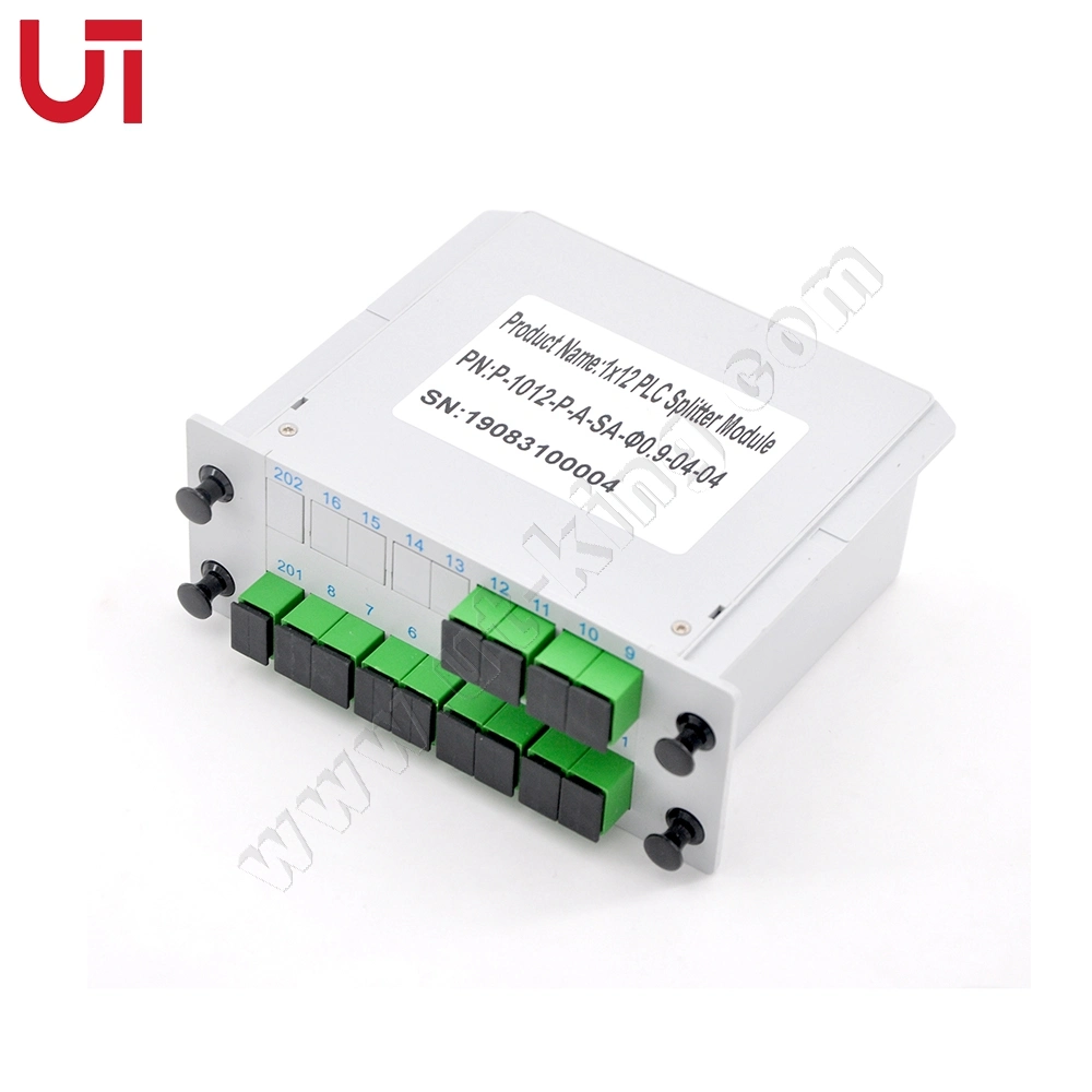 Fiber Optic FTTH PLC Splitter Box with Sc 1X2 1X4 1X8 1X16 Waveguide Type Optical Splitter