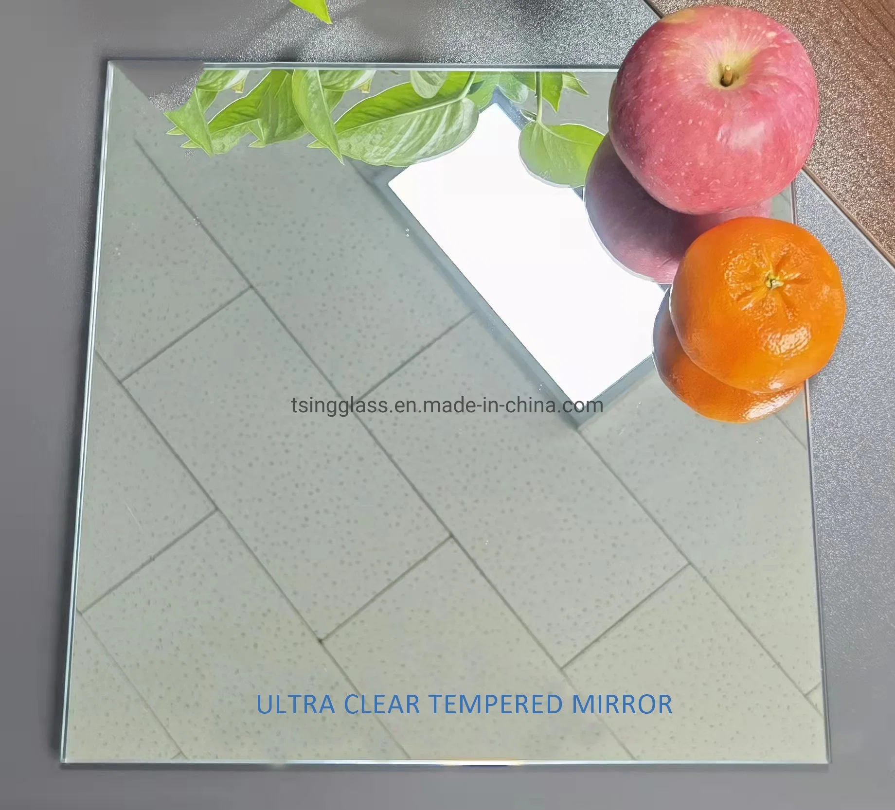 2mm 3mm 4mm 5mm 6mm 8mm 10mm 12mm Tempering Temperable Safety Anti-Oxidation Nano Temperable Mirror for Kitchen Wall/Splashback/Hotel/ Household/Bathroom