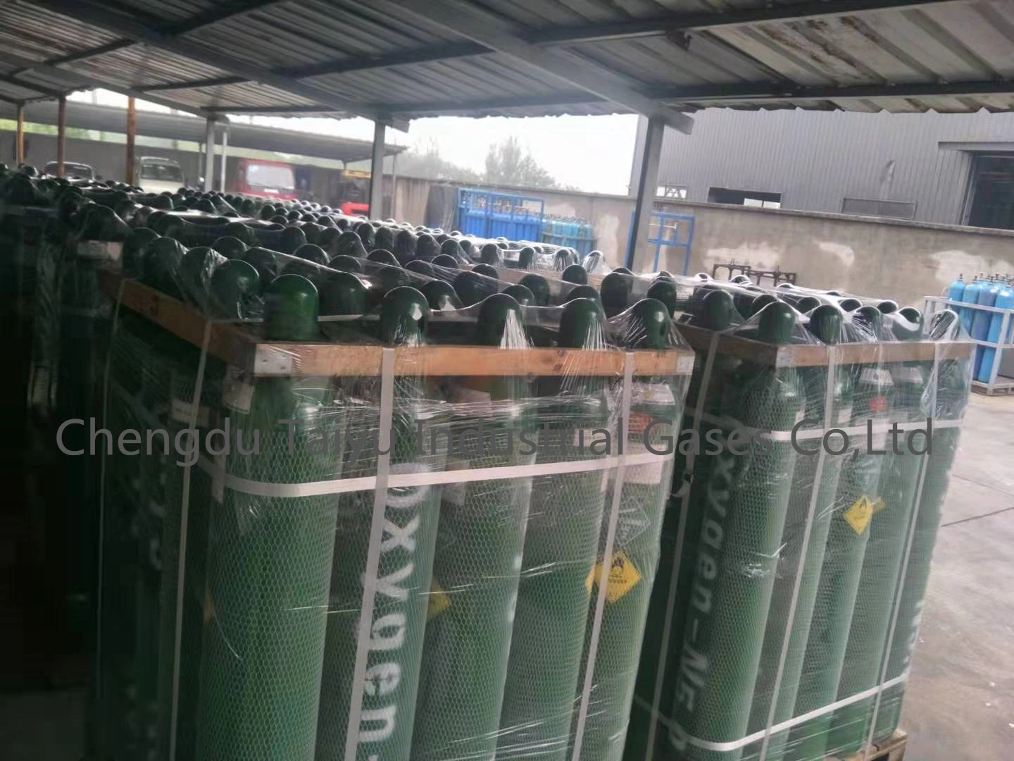 Industrial Grade 99.9999% Purity Container Oxygen Gas 10m3 Filled in 50L Cylinder