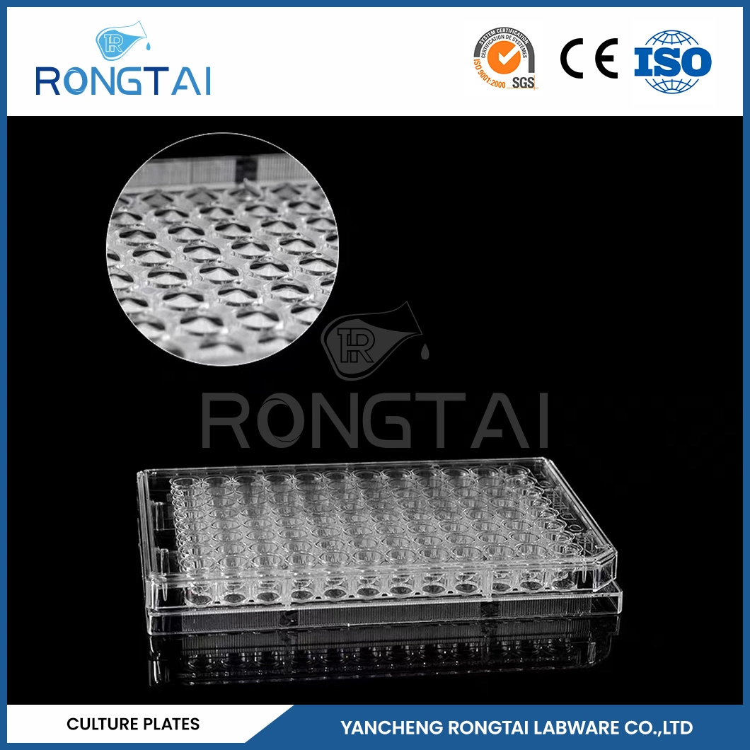 Rongtai 60mm Cell Culture Dish Suppliers Cell Culture Plate 96 Well China 384 Well Cell Culture Plate