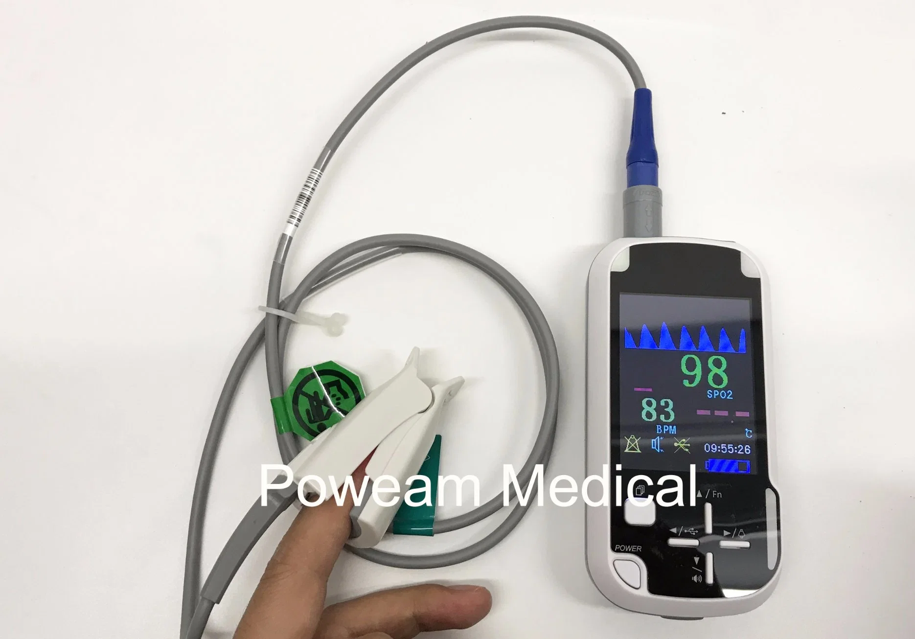 Color LED Finger Pulse Oximeter (MP-H+)