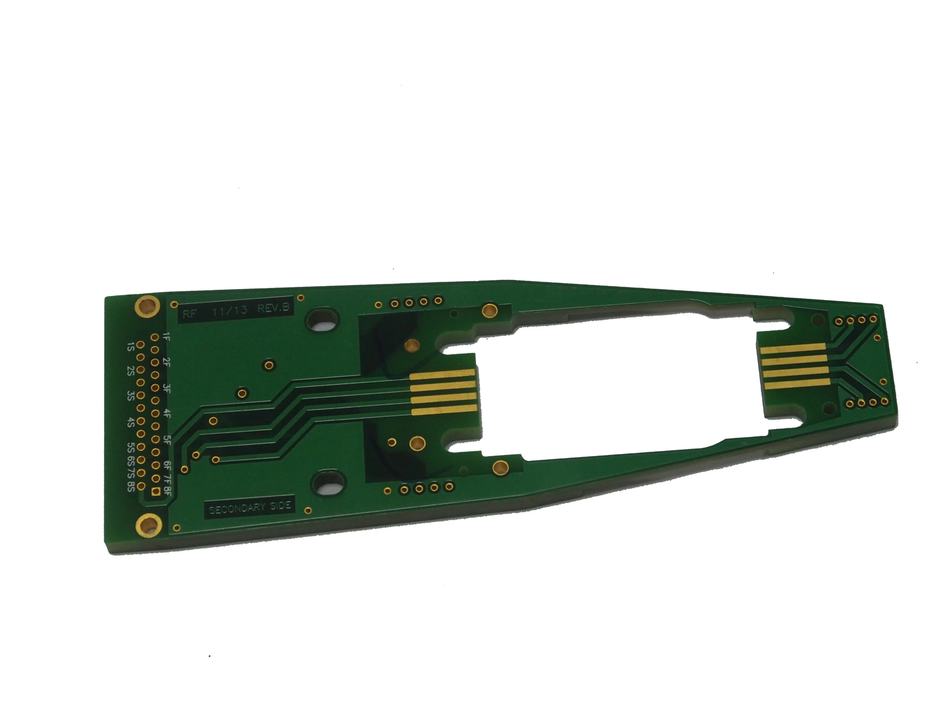 Cubierta plana 2,4 mm de doble cara de oro de inmersión placa PCB, la electrónica de placa de circuito de la Motherboard PCBA