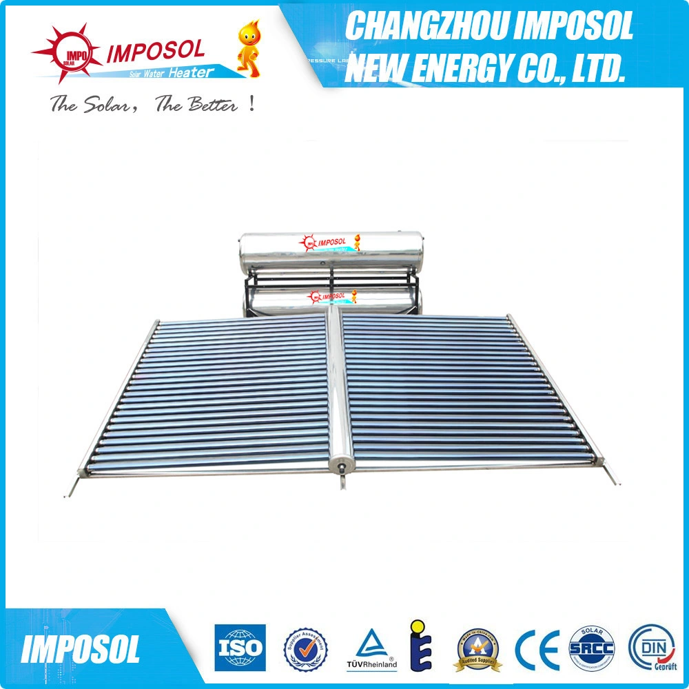 Pressuried Heat Pipe Green Solar Hot Water Heating