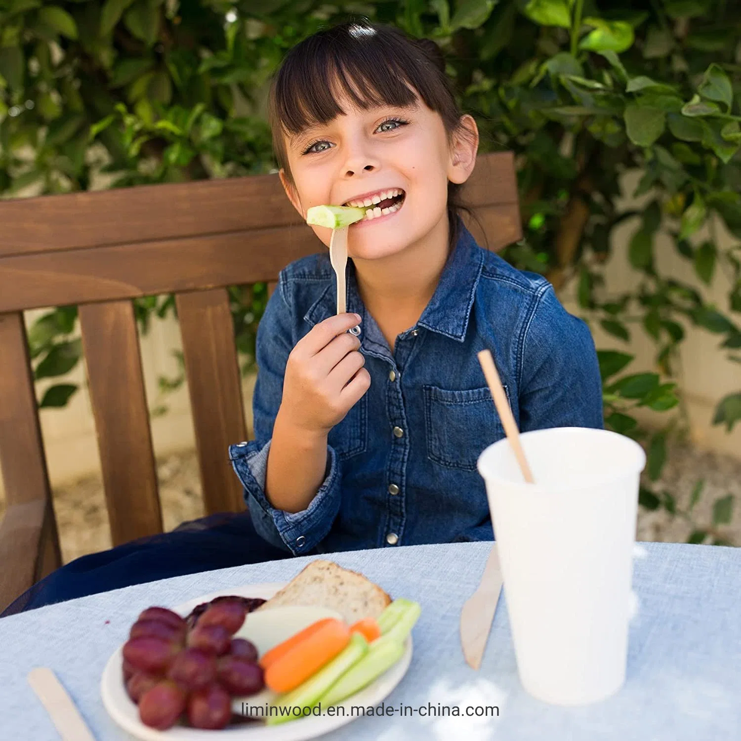 Compostable Earth Friendly Disposable Wooden Cutlery Sets Alternative to Plastic Cutlery