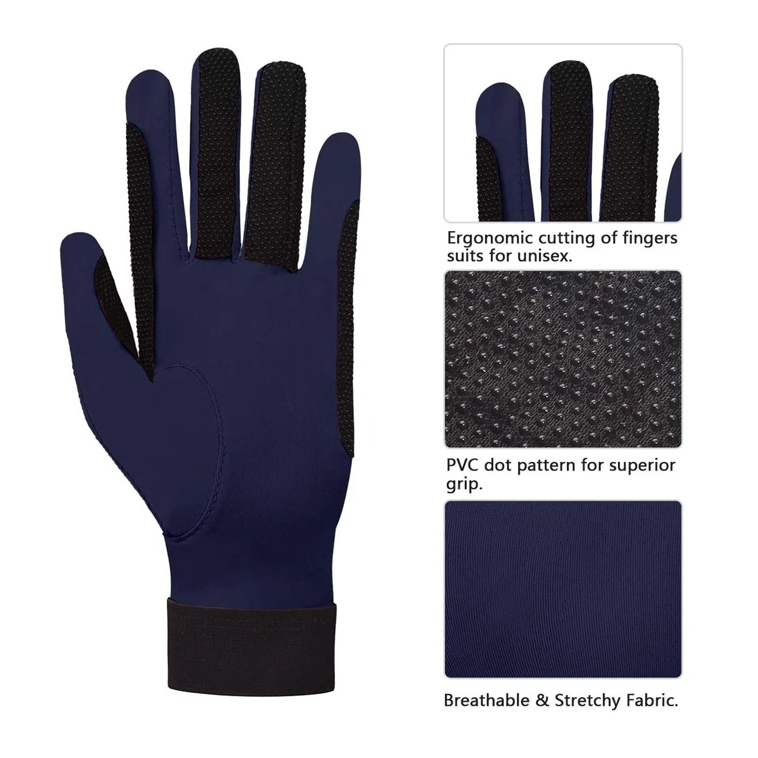 Equestrian Gloves Breathable for Outdoor Horseback