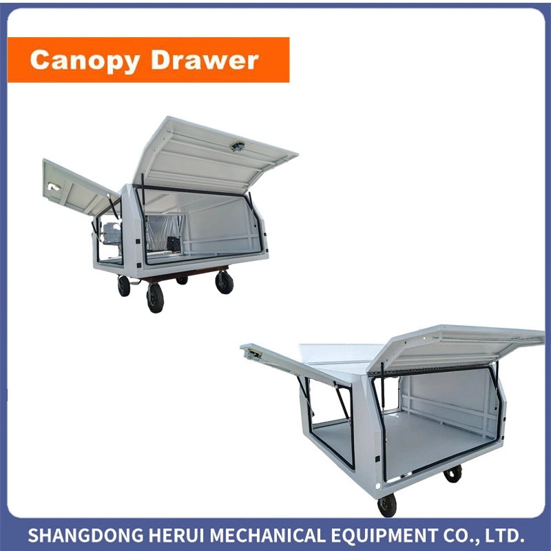 High quality/High cost performance  Dual Single Cab 3 Doors Canopy Top Tool Box