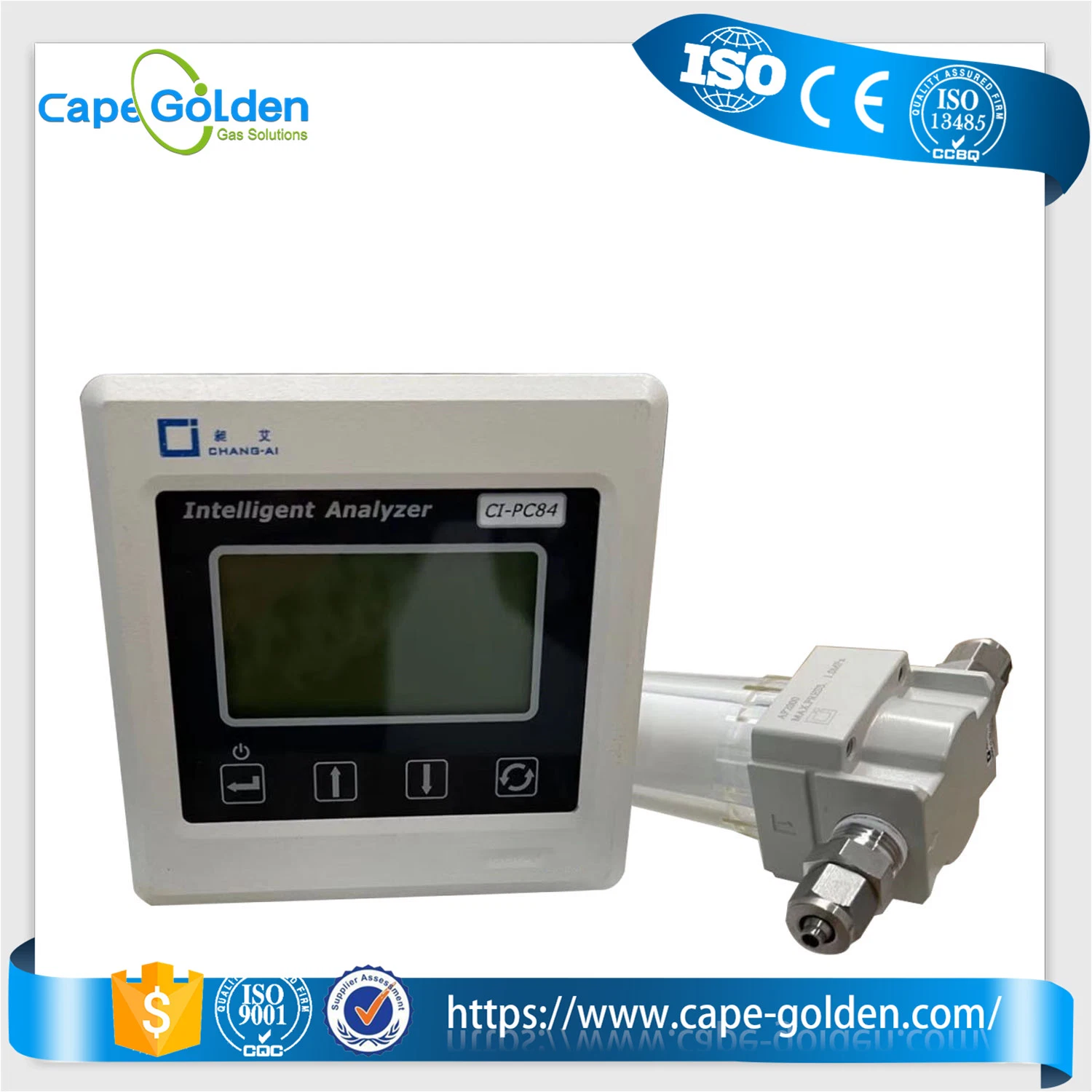 The Factory Price Online Infrared Environment Monitoring Oxygen Gas Analyzer for O2, N2, So2, Co, CO2, H2