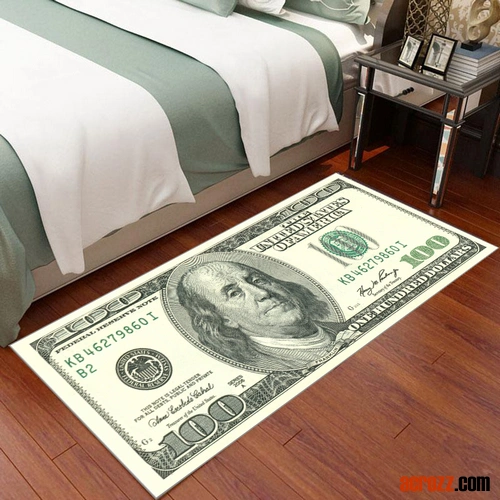 China Hot Selling Factory Personalized Decorative Dollar Carpet