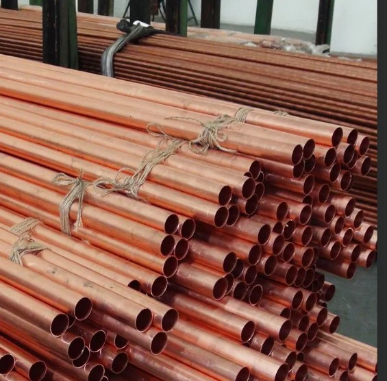 C101 Rigid Cold Drawn Seamless Straight Pure Copper /Copper Tube for Water System