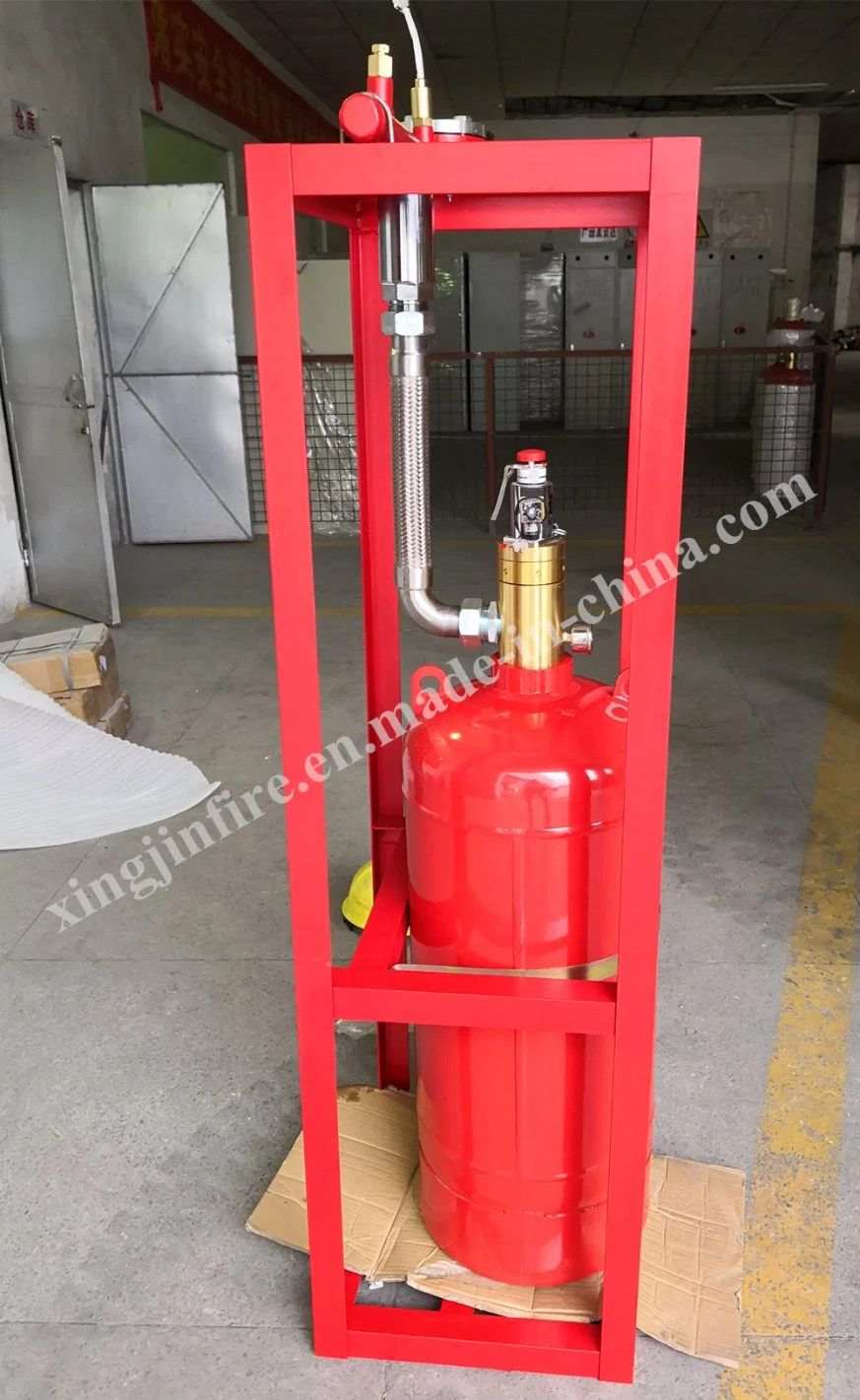 Factory Manufacture 100L/120L/150L/180L Fire Suppression Systems FM200 Gas