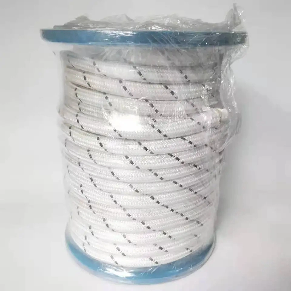 High-Strength Wear-Resistant 10mm Solid Braided Towing Nylon/PP/Polyester/Parachute Rope