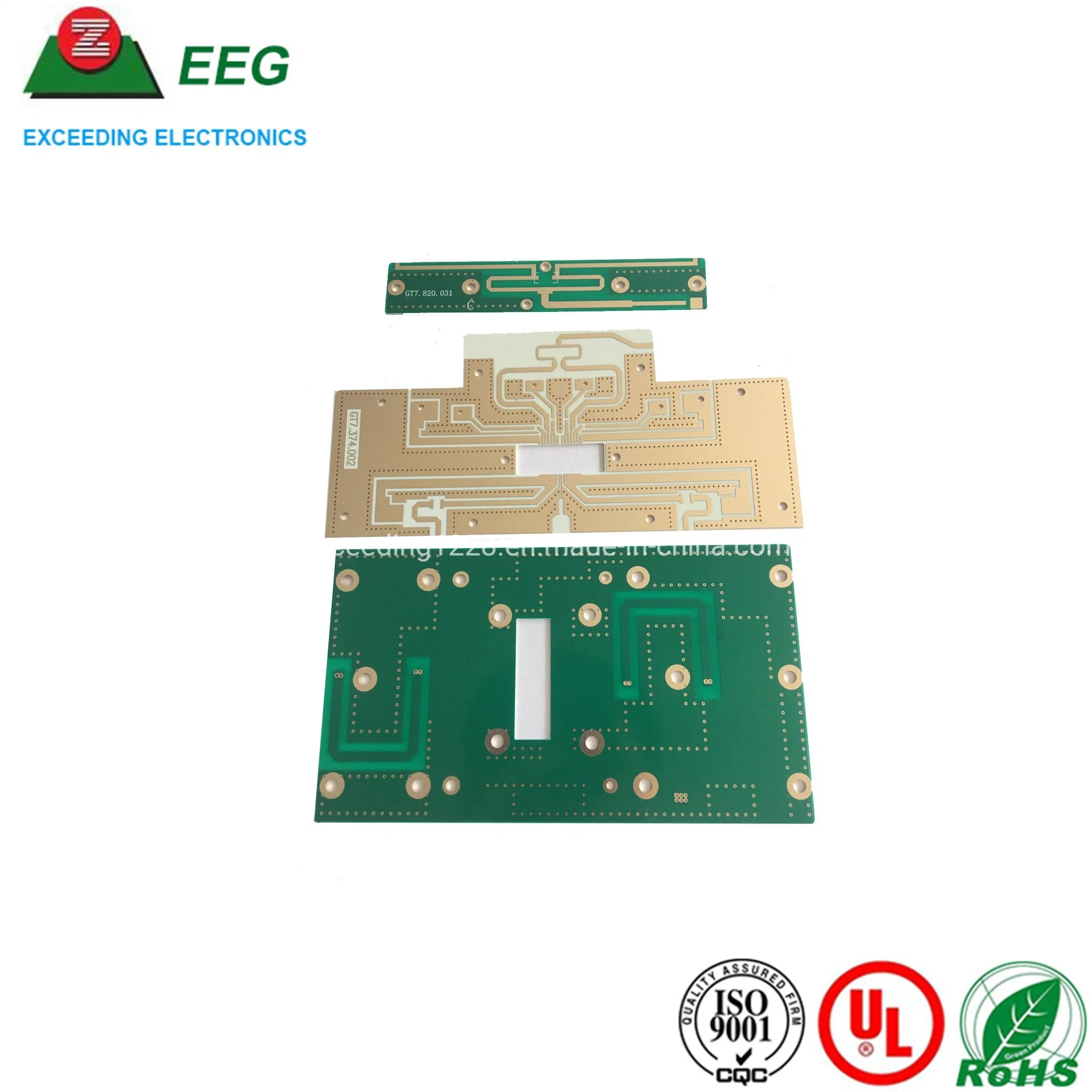 Placa PCB de alta frecuencia con material especial en stock Rogers/Arlon/Táconic/PTFE/Shengyi