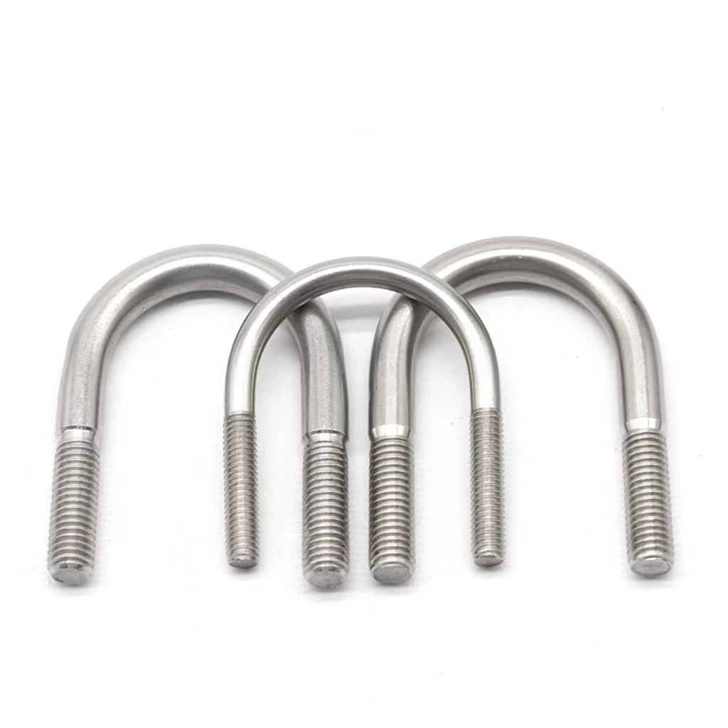 OEM DIN3570 SS304/316 Stainless Steel U Bolt for Industry Construction