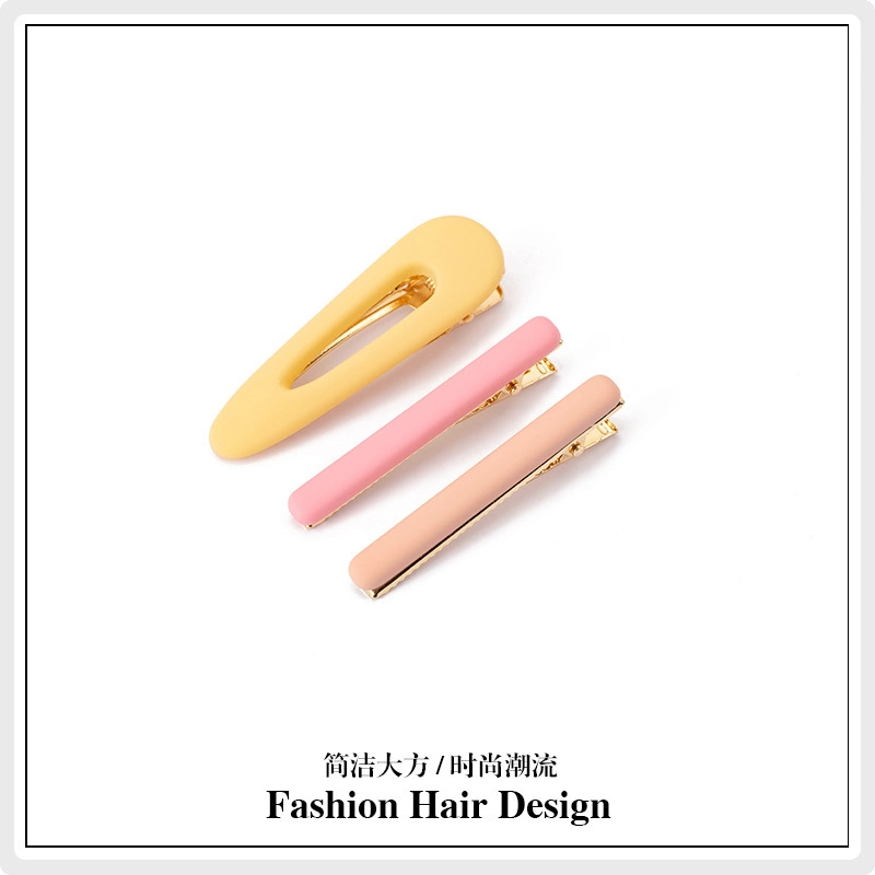 Fashion Jewelry Temperament Simple Color Hair Clip