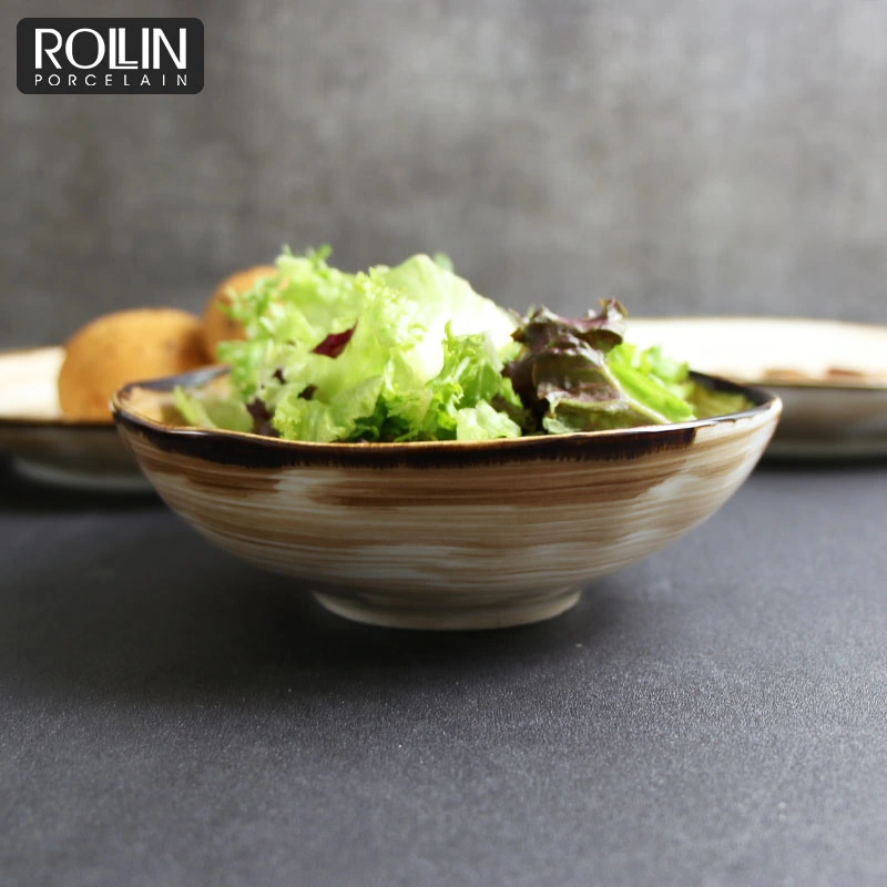 Rollin Porcelain New Design Porcelain Tableware Set for Banquet and Restaurant