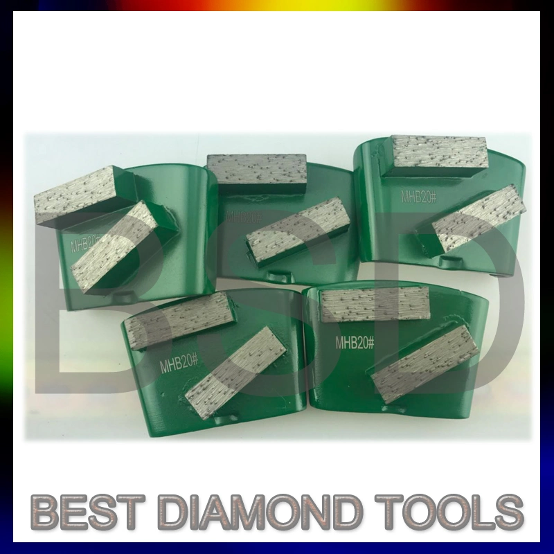 Two Segment Trapezoid Diamond Metal Bond Floor Grinding