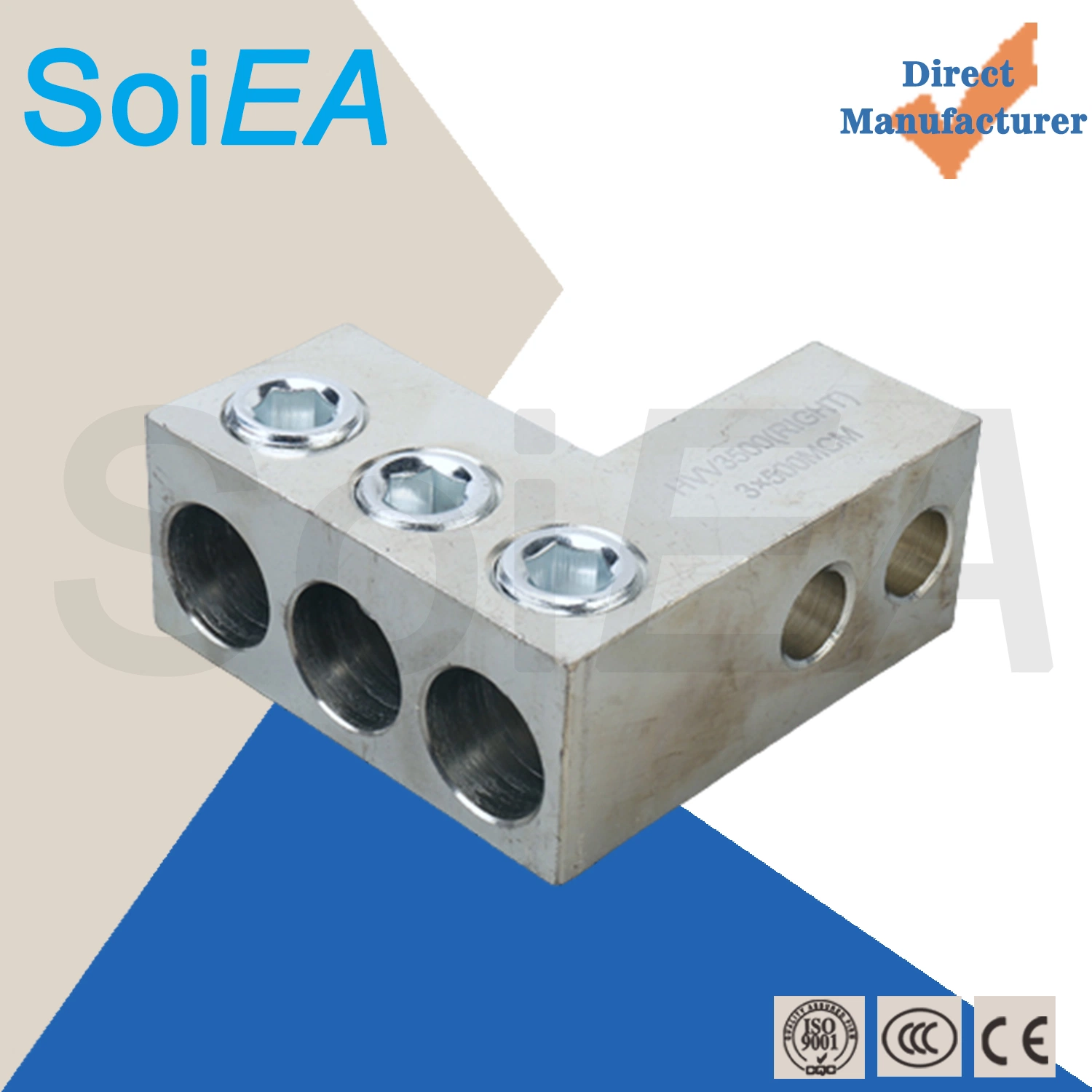 Customization Aluminum Terminal Lug Multi Wire Aluminum Terminal Blocks Aluminum Terminal Posts Aluminum Alloy CNC Machined Parts