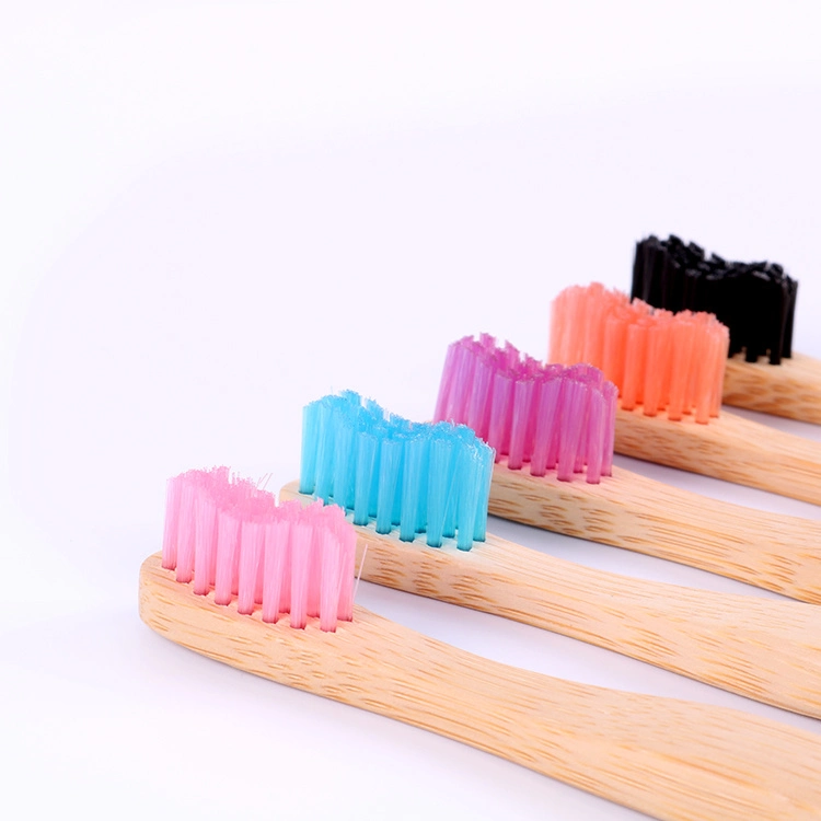 Mundpflege Umweltfreundliche Bamboo Produkte Individuelle Borsten Erwachsene Cepillos De Dientes Abbaubare Bambus Zahnbürste