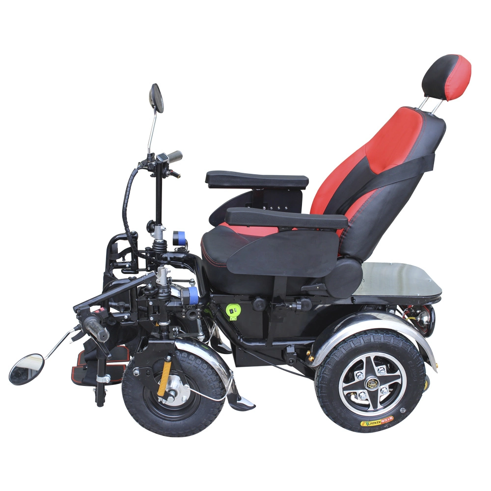 Medical Orthopedic Disabled Outdoor Elecric Wheelchair with Independent Shock Absorption