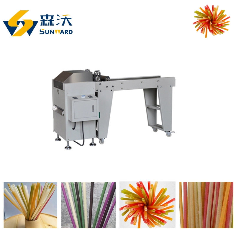 New Design Unique Factory Manufacturer Eco-Friendly Edible Juice and Water Rice Pasta Straws Processing Line / Machine / Plant